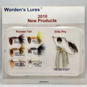 Yakima Wordens Lures 2010 New Products Pack Rooster Tail Elite Pro 423441